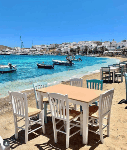 Vista la Grecia in caicco