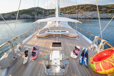 Watersport in caicco